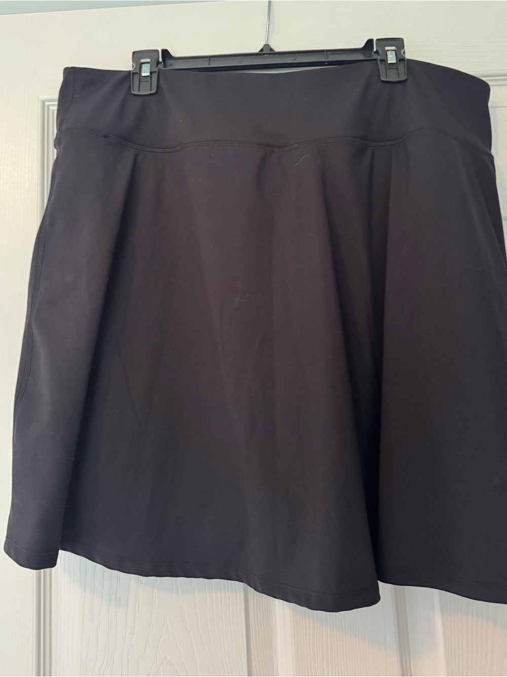 Classic Black A-Line Skort